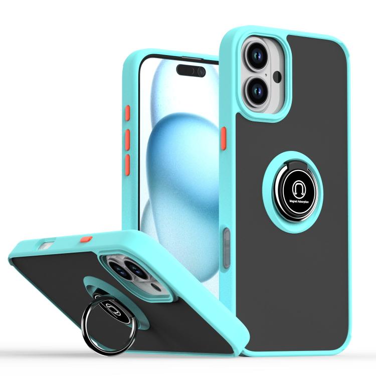 Ốp lưng điện thoại Q Shadow 1 Series TPU + PC có vòng, Dành cho iPhone 16 Pro, Dành cho iPhone 16 Plus, Dành cho iPhone 15 Pro Max, Dành cho iPhone 15 Pro, Dành cho iPhone 15 Plus, Dành cho iPhone 15