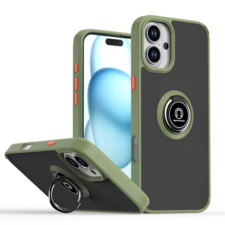 Ốp lưng điện thoại Q Shadow 1 Series TPU + PC có vòng, Dành cho iPhone 16 Pro, Dành cho iPhone 16 Plus, Dành cho iPhone 15 Pro Max, Dành cho iPhone 15 Pro, Dành cho iPhone 15 Plus, Dành cho iPhone 15