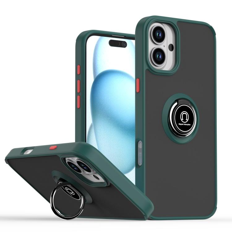 Ốp lưng điện thoại Q Shadow 1 Series TPU + PC có vòng, Dành cho iPhone 16 Pro, Dành cho iPhone 16 Plus, Dành cho iPhone 15 Pro Max, Dành cho iPhone 15 Pro, Dành cho iPhone 15 Plus, Dành cho iPhone 15