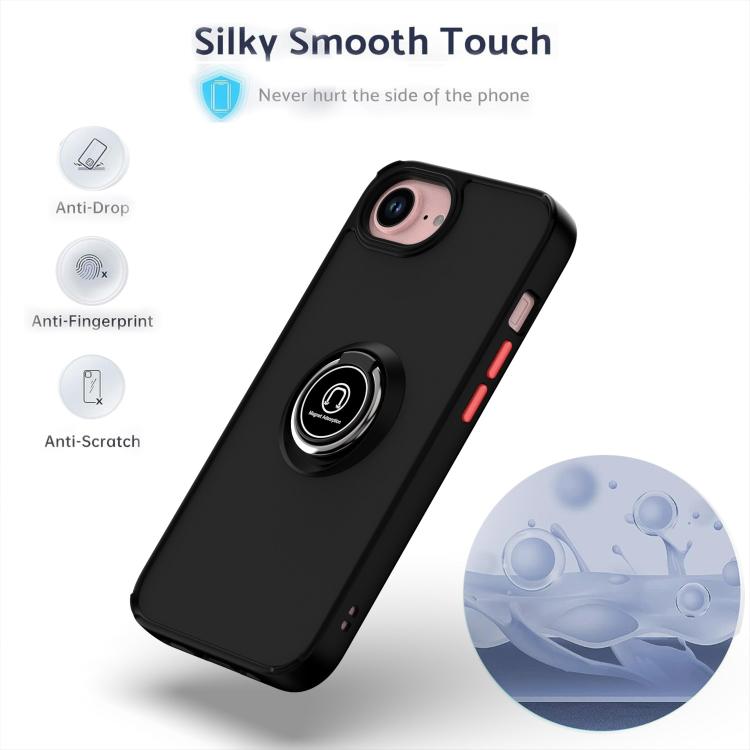 Ốp lưng điện thoại Q Shadow 1 Series TPU + PC có vòng, Dành cho iPhone 17e / 16e, Dành cho iPhone 17 Pro Max, Dành cho iPhone 17 Pro, Dành cho iPhone 17, Dành cho iPhone Air, Dành cho iPhone 16 Pro Max