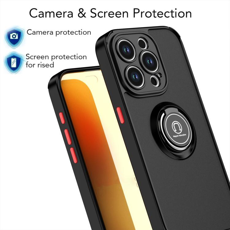 Ốp lưng điện thoại Q Shadow 1 Series TPU + PC có vòng, Dành cho iPhone 16 Pro, Dành cho iPhone 16 Plus, Dành cho iPhone 15 Pro Max, Dành cho iPhone 15 Pro, Dành cho iPhone 15 Plus, Dành cho iPhone 15