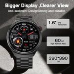 Đồng hồ thông minh LEMFO LF38 màn hình IPS 1.6 inch dây silicone hỗ trợ theo dõi oxy máu