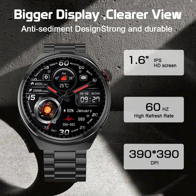 Đồng hồ thông minh LEMFO LF38 màn hình IPS 1.6 inch dây silicone hỗ trợ theo dõi oxy máu