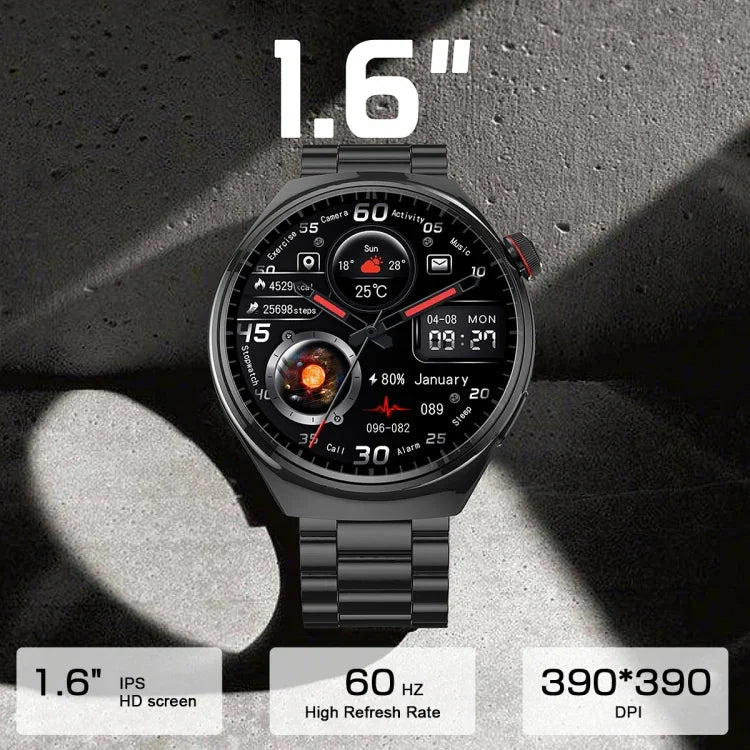 Đồng hồ thông minh LEMFO LF38 màn hình IPS 1.6 inch dây silicone hỗ trợ theo dõi oxy máu
