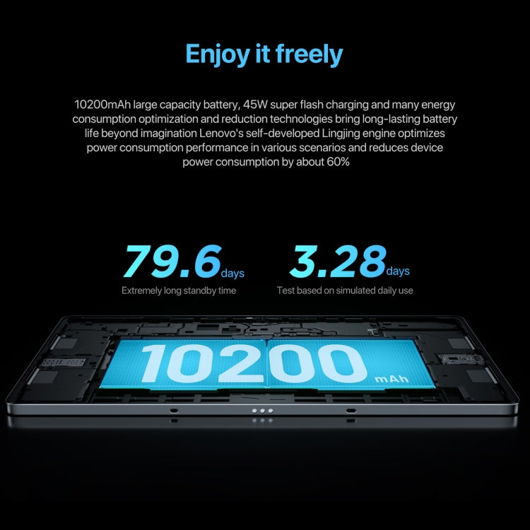 Máy tính bảng Lenovo Xiaoxin Pad Pro 12.7 inch 2025 WiFi, ZUI 16, MediaTek Dimensity 8300 Octa Core, Hỗ trợ vân tay & nhận diện khuôn mặt, 8GB+128GB, 8GB+256GB, 12GB+256GB