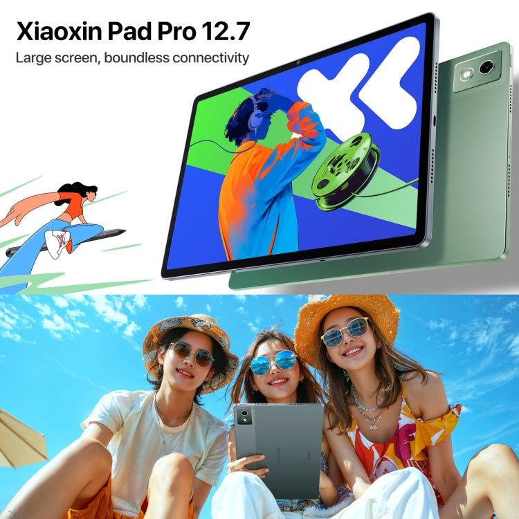 Máy tính bảng Lenovo Xiaoxin Pad Pro 12.7 inch 2025 WiFi, ZUI 16, MediaTek Dimensity 8300 Octa Core, Hỗ trợ vân tay & nhận diện khuôn mặt, 8GB+128GB, 8GB+256GB, 12GB+256GB