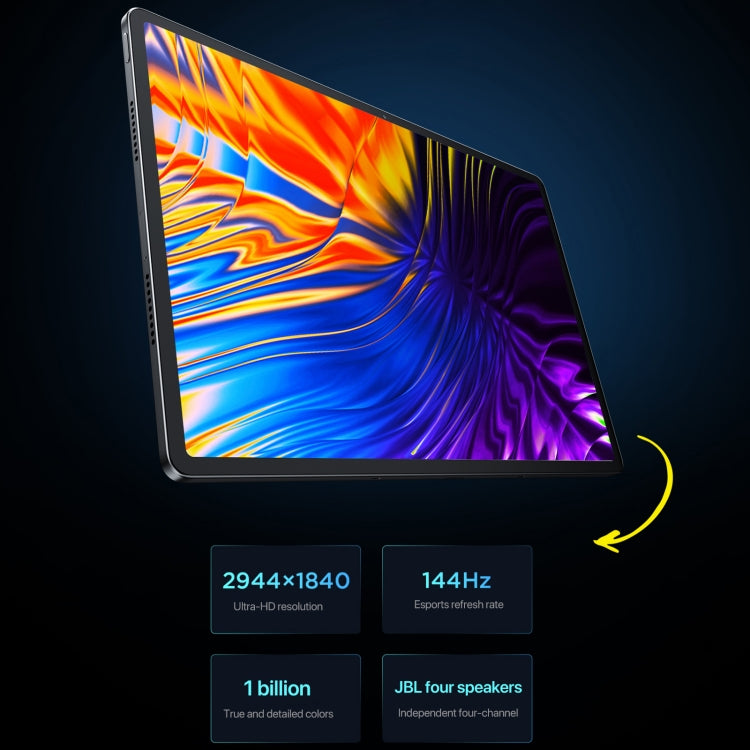 Máy tính bảng Lenovo Xiaoxin Pad Pro 12.7 inch 2025 WiFi, ZUI 16, MediaTek Dimensity 8300 Octa Core, Hỗ trợ vân tay & nhận diện khuôn mặt, 8GB+128GB, 8GB+256GB, 12GB+256GB