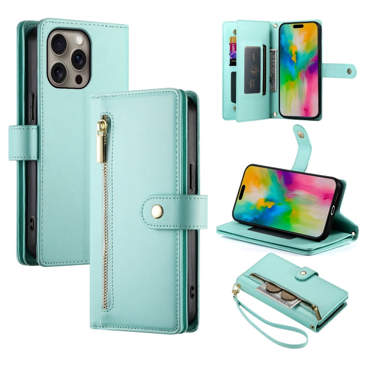 Ví da có khóa kéo và 9 khe đựng thẻ, Ốp lưng điện thoại, Dành cho iPhone 17 Pro Max, Dành cho iPhone 17 Pro, Dành cho iPhone 17, Dành cho iPhone Air, Dành cho iPhone 16e, Dành cho iPhone 16 Pro Max, Dành cho iPhone 16 Pro, Dành cho iPhone 16 Plus