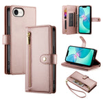 Ví da có khóa kéo và 9 khe đựng thẻ, Ốp lưng điện thoại, Dành cho iPhone 17 Pro Max, Dành cho iPhone 17 Pro, Dành cho iPhone 17, Dành cho iPhone Air, Dành cho iPhone 16e, Dành cho iPhone 16 Pro Max, Dành cho iPhone 16 Pro, Dành cho iPhone 16 Plus