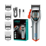 Tông đơ cắt tóc điện VGR V-647 5W USB LED hiển thị kỹ thuật số động cơ từ tính