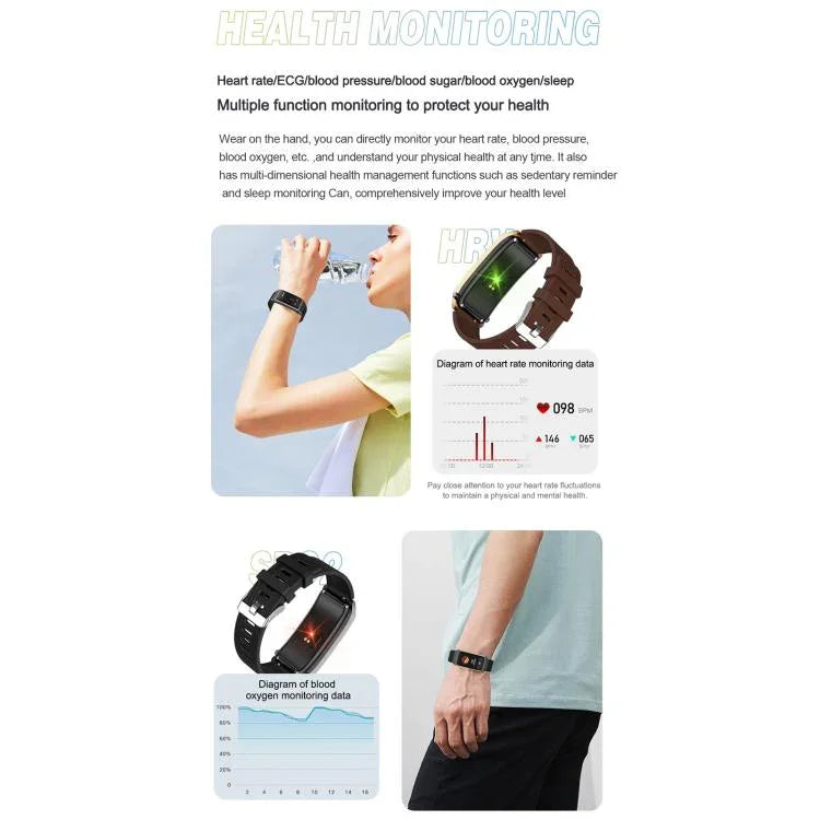 B7 Pro Đồng hồ thông minh 2 trong 1 Bluetooth 1.5 inch Dây silicone, Hỗ trợ đo nhịp tim / giấc ngủ