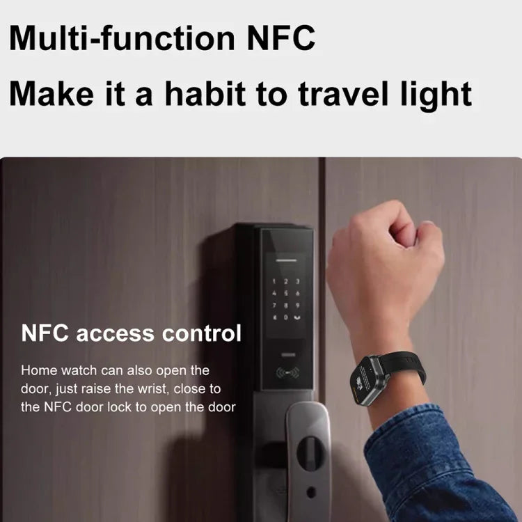 D8 Pro Đồng hồ thông minh 2 trong 1 Bluetooth 2.01 inch Dây thép, Hỗ trợ NFC kèm vỏ bảo vệ
