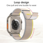 Dây đồng hồ nylon vòng đôi, Dành cho Apple Watch SE 2022 40mm, Dành cho Apple Watch SE 2022 44mm