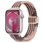 Dây đồng hồ nylon bện khóa nam châm mảnh, Dành cho Apple Watch SE 2023 44mm, Dành cho Apple Watch SE 2023 40mm