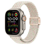 Dây đồng hồ nylon bện khóa nam châm mảnh, Dành cho Apple Watch Ultra 2 49mm, Dành cho Apple Watch Series 9 45mm