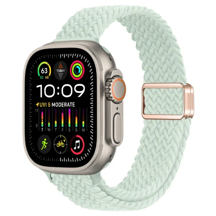 Dây đồng hồ nylon bện khóa nam châm mảnh, Dành cho Apple Watch Ultra 2 49mm, Dành cho Apple Watch Series 9 45mm