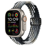 Dây đồng hồ nylon bện khóa nam châm mảnh, Dành cho Apple Watch Ultra 2 49mm, Dành cho Apple Watch Series 9 45mm