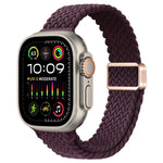Dây đồng hồ nylon bện khóa nam châm mảnh, Dành cho Apple Watch Ultra 2 49mm, Dành cho Apple Watch Series 9 45mm