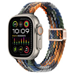 Dây đồng hồ nylon bện khóa nam châm mảnh, Dành cho Apple Watch Ultra 2 49mm, Dành cho Apple Watch Series 9 45mm