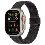 Dây đồng hồ nylon bện khóa nam châm mảnh, Dành cho Apple Watch Ultra 2 49mm, Dành cho Apple Watch Series 9 45mm