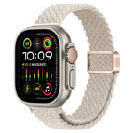 Dây đồng hồ nylon bện khóa nam châm mảnh, Dành cho Apple Watch Ultra 2 49mm, Dành cho Apple Watch Series 9 45mm