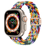 Dây Đồng Hồ Nylon Bện Khóa Nam Châm Mảnh, Dành Cho Apple Watch Series 9 41mm, Dành Cho Apple Watch Ultra 49mm