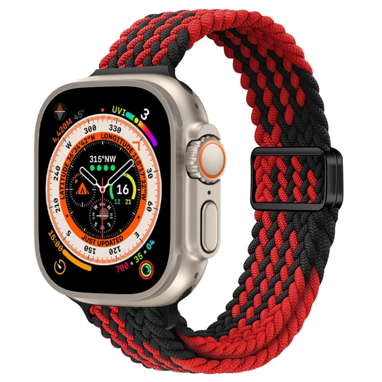 Dây Đồng Hồ Nylon Bện Khóa Nam Châm Mảnh, Dành Cho Apple Watch Series 9 41mm, Dành Cho Apple Watch Ultra 49mm