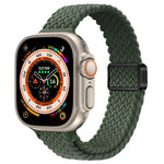 Dây Đồng Hồ Nylon Bện Khóa Nam Châm Mảnh, Dành Cho Apple Watch Series 9 41mm, Dành Cho Apple Watch Ultra 49mm