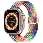Dây Đồng Hồ Nylon Bện Khóa Nam Châm Mảnh, Dành Cho Apple Watch Series 9 41mm, Dành Cho Apple Watch Ultra 49mm