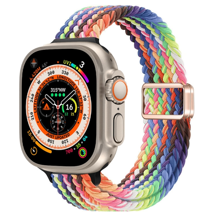 Dây Đồng Hồ Nylon Bện Khóa Nam Châm Mảnh, Dành Cho Apple Watch Series 9 41mm, Dành Cho Apple Watch Ultra 49mm