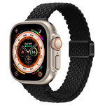 Dây Đồng Hồ Nylon Bện Khóa Nam Châm Mảnh, Dành Cho Apple Watch Series 9 41mm, Dành Cho Apple Watch Ultra 49mm