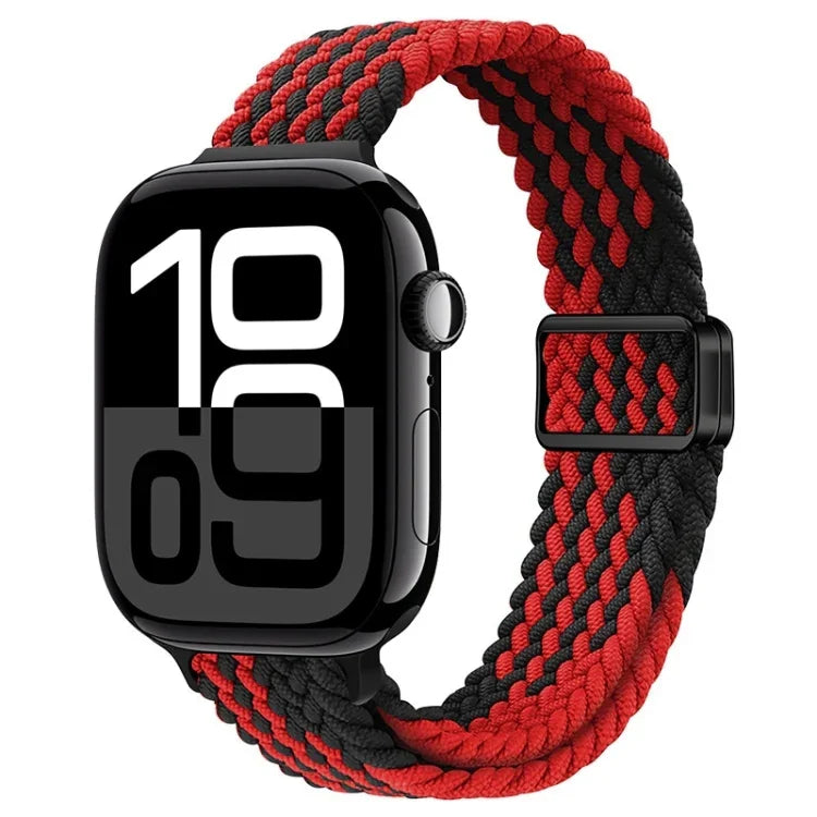 Dây đồng hồ nylon bện khóa nam châm mảnh, Dành cho Apple Watch Series 10 46mm, Dành cho Apple Watch Series 10 42mm