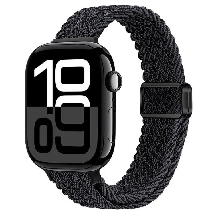 Dây đồng hồ nylon bện khóa nam châm mảnh, Dành cho Apple Watch Series 10 46mm, Dành cho Apple Watch Series 10 42mm