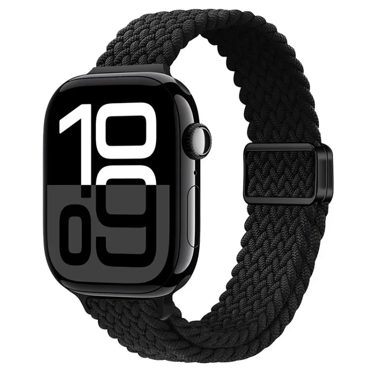 Dây đồng hồ nylon bện khóa nam châm mảnh, Dành cho Apple Watch Series 10 46mm, Dành cho Apple Watch Series 10 42mm