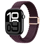 Dây đồng hồ nylon bện khóa nam châm mảnh, Dành cho Apple Watch Series 10 46mm, Dành cho Apple Watch Series 10 42mm