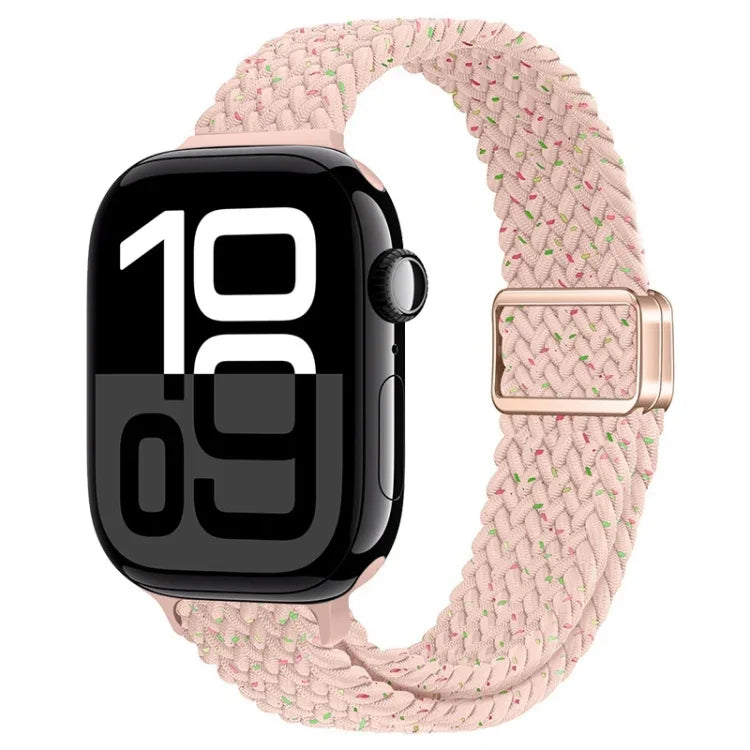 Dây đồng hồ nylon bện khóa nam châm mảnh, Dành cho Apple Watch Series 10 46mm, Dành cho Apple Watch Series 10 42mm