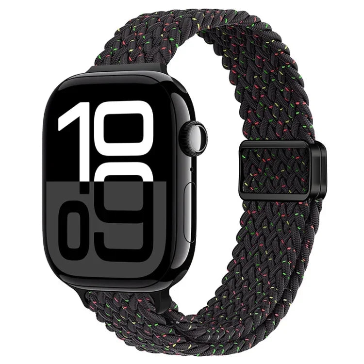 Dây đồng hồ nylon bện khóa nam châm mảnh, Dành cho Apple Watch Series 10 46mm, Dành cho Apple Watch Series 10 42mm