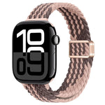 Dây đồng hồ nylon bện khóa nam châm mảnh, Dành cho Apple Watch Series 10 46mm, Dành cho Apple Watch Series 10 42mm