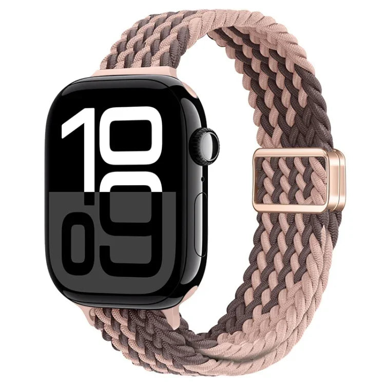 Dây đồng hồ nylon bện khóa nam châm mảnh, Dành cho Apple Watch Series 10 46mm, Dành cho Apple Watch Series 10 42mm