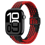 Dây đồng hồ nylon bện khóa nam châm mảnh, Dành cho Apple Watch Series 10 46mm, Dành cho Apple Watch Series 10 42mm
