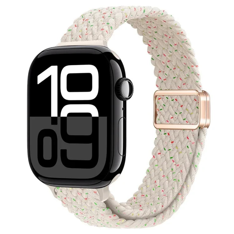 Dây đồng hồ nylon bện khóa nam châm mảnh, Dành cho Apple Watch Series 10 46mm, Dành cho Apple Watch Series 10 42mm