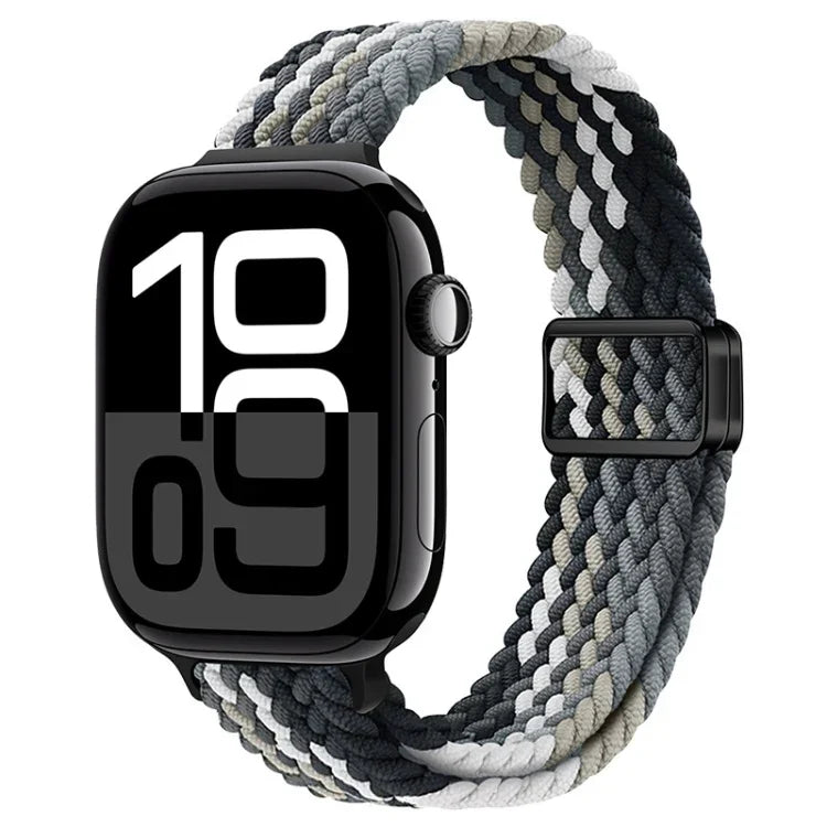 Dây đồng hồ nylon bện khóa nam châm mảnh, Dành cho Apple Watch Series 10 46mm, Dành cho Apple Watch Series 10 42mm