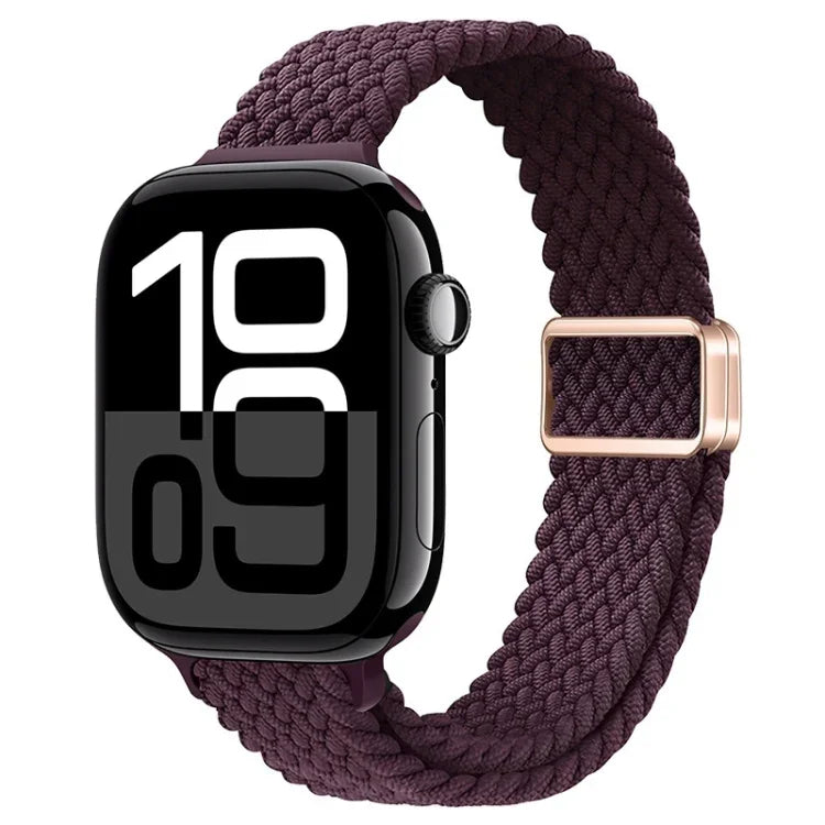 Dây đồng hồ nylon bện khóa nam châm mảnh, Dành cho Apple Watch Series 10 46mm, Dành cho Apple Watch Series 10 42mm