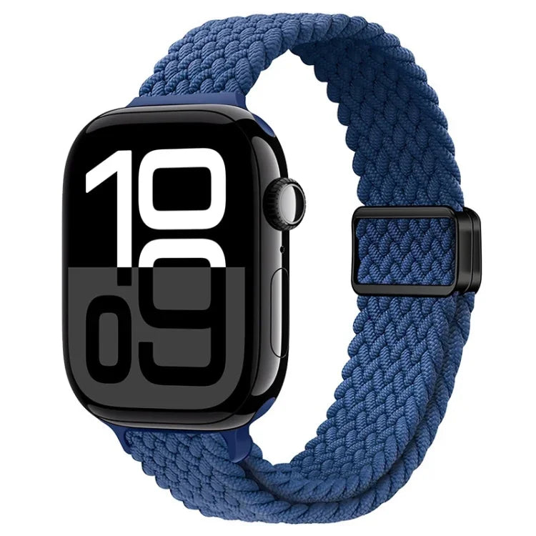 Dây đồng hồ nylon bện khóa nam châm mảnh, Dành cho Apple Watch Series 10 46mm, Dành cho Apple Watch Series 10 42mm