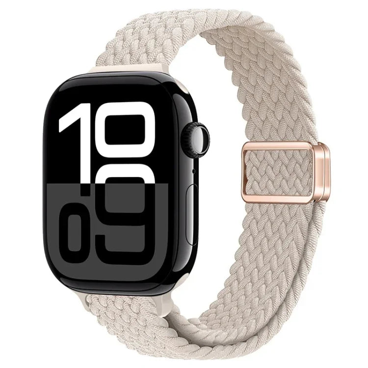Dây đồng hồ nylon bện khóa nam châm mảnh, Dành cho Apple Watch Series 10 46mm, Dành cho Apple Watch Series 10 42mm