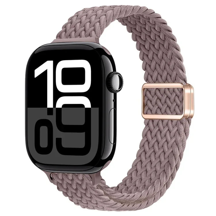 Dây đồng hồ nylon bện khóa nam châm mảnh, Dành cho Apple Watch Series 10 46mm, Dành cho Apple Watch Series 10 42mm