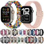 Slim Magnetic Buckle Nylon Braided Watch Band, For Apple Watch Series 8 41mm, For Apple Watch Series 8 45mm