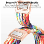 Dây đồng hồ nylon bện khóa nam châm mảnh, Dành cho Apple Watch Ultra 2 49mm, Dành cho Apple Watch Series 9 45mm