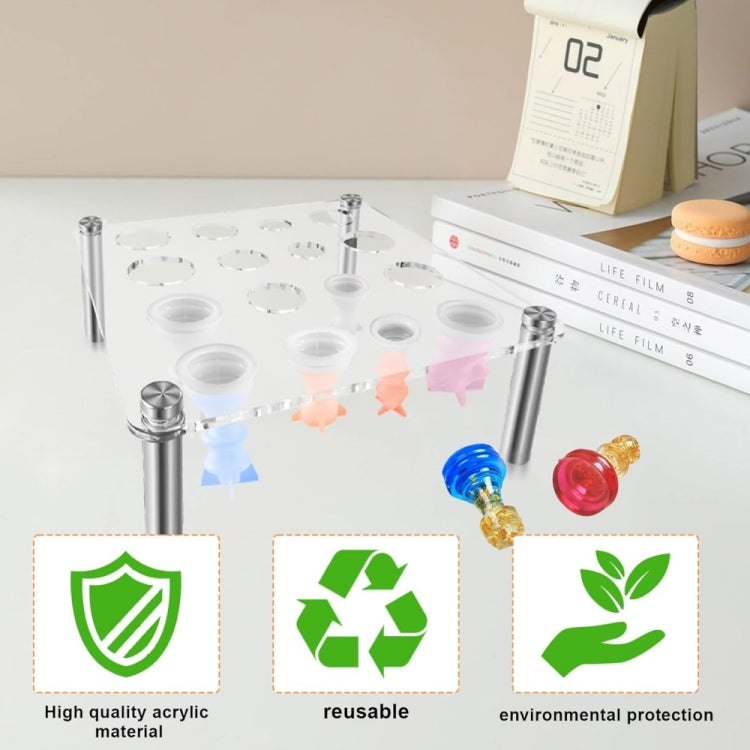 Giá đỡ khuôn cờ vuông không có khuôn silicon, YX125