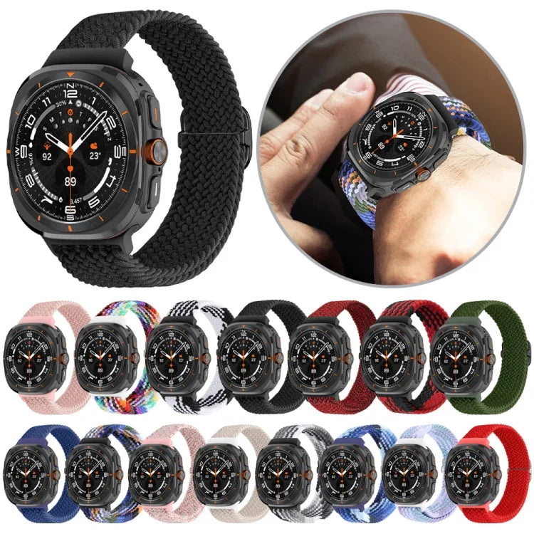 Dây đồng hồ nylon bện khóa trượt, Dành cho Samsung Galaxy Watch Ultra 47mm / Ultra 2025